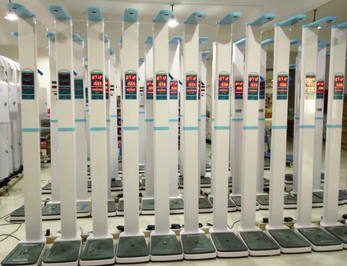 LED表示高さおよび重量の測定スケールが付いている折り畳み式BMIのスケール機械