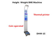 中国 DHM -高さの測定およびBMIの分析の15の硬貨によって作動させる天秤ばかり 会社