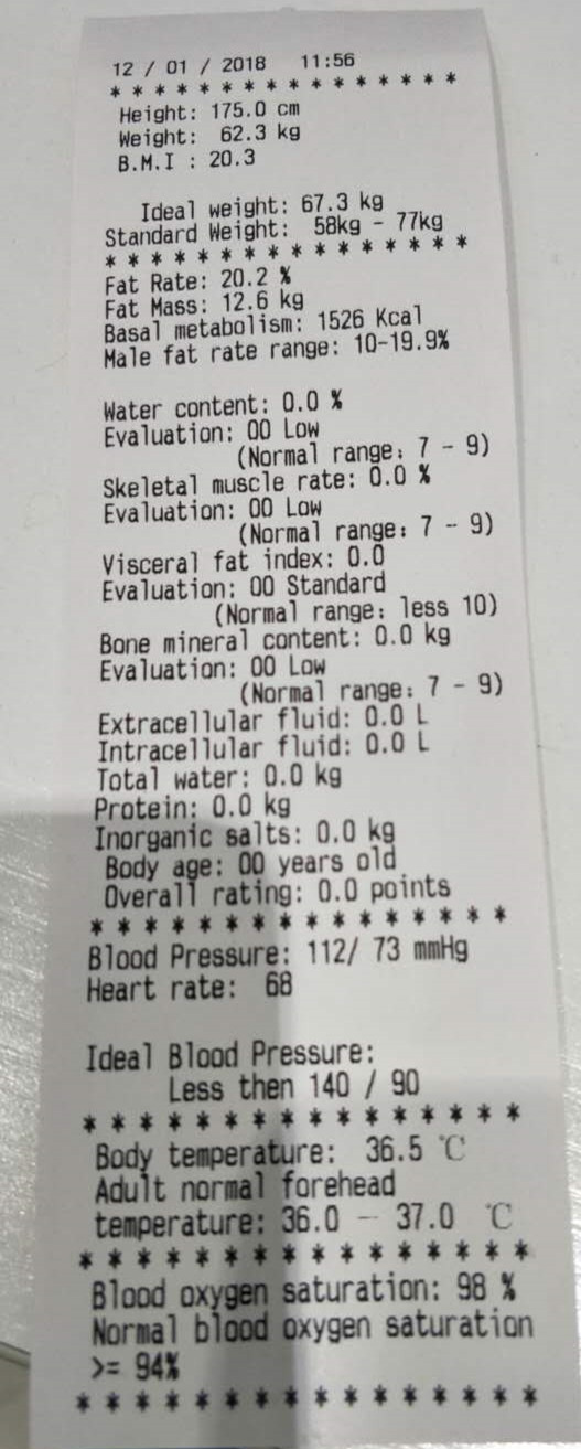 血圧500kgの荷重計が付いている体脂肪の検光子が付いている薬学の天秤ばかり