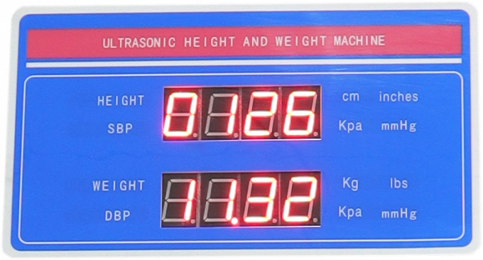 縦のデジタル体重機械、Bmiの分析の重量のスケールの自動販売機