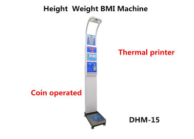 DHM -高さの測定およびBMIの分析の15の硬貨によって作動させる天秤ばかり