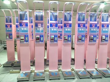 Electronic Body Mass Index Machine , Voice Human Weight Machine 500kg Load Cell
