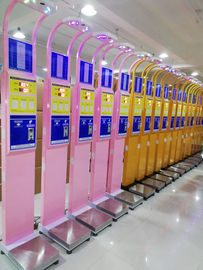Electronic Body Mass Index Machine , Voice Human Weight Machine 500kg Load Cell