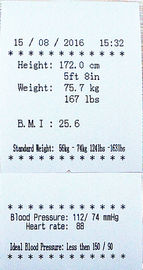 Multimedia Advertising Weighing Scale With Body Fat Analyzer 80-200cm Height Range